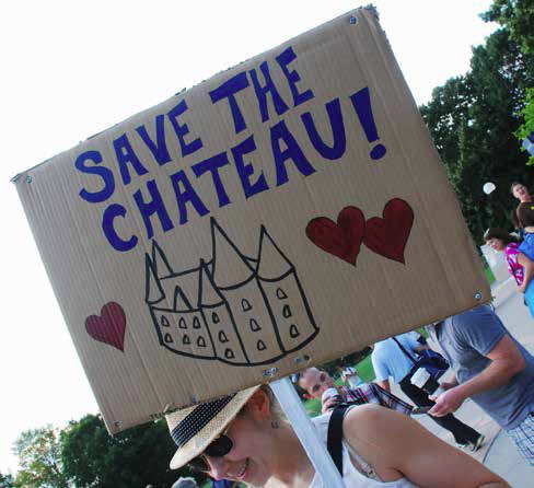 Chateau Laurier protest photos