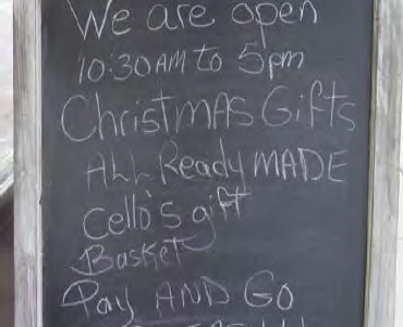General shopping ideas